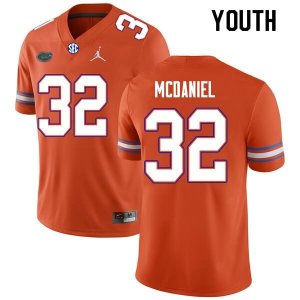 Youth Florida Gators #32 Mordecai McDaniel NCAA Nike Orange Authentic Stitched College Football Jersey VRB2662LS